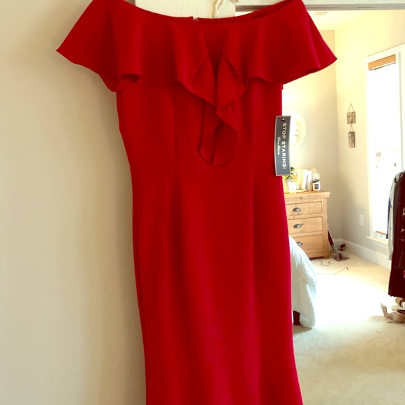 Stop Staring Dresses & Skirts - NWT, stop staring Off the shoulder dress